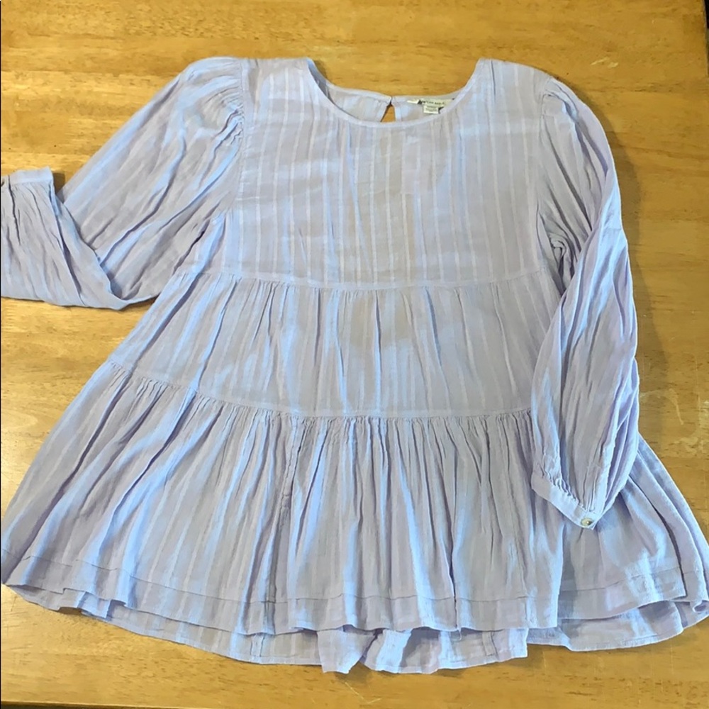 NWT American Eagle light lavender open back tunic